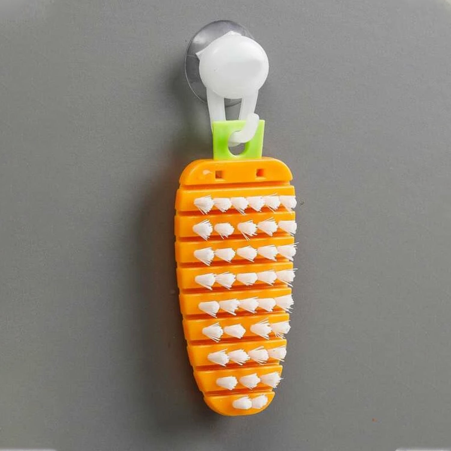 2909 Vegetable Scrubbing Brush, Vegetable Scrubber Non‑Toxic Fruit Brush Carrot Shape Vegetable Brush for Potato for Vegetable DeoDap 2909 Vegetable Scrubbing Brush, Vegetable Scrubber Non‑Toxic Fruit Brush Carrot Shape Vegetable Brush for Potato for Vegetable DeoDap